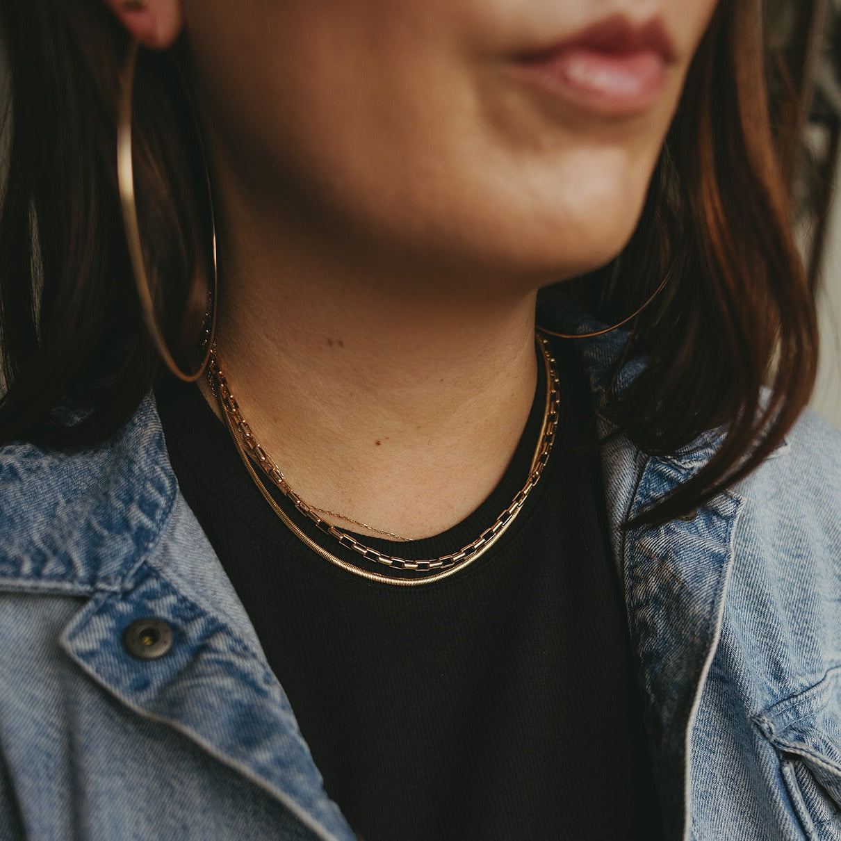 Bowie Herringbone Necklace