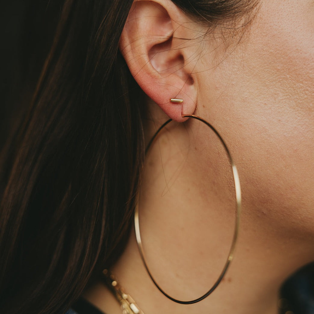 Sable Hoop Earring