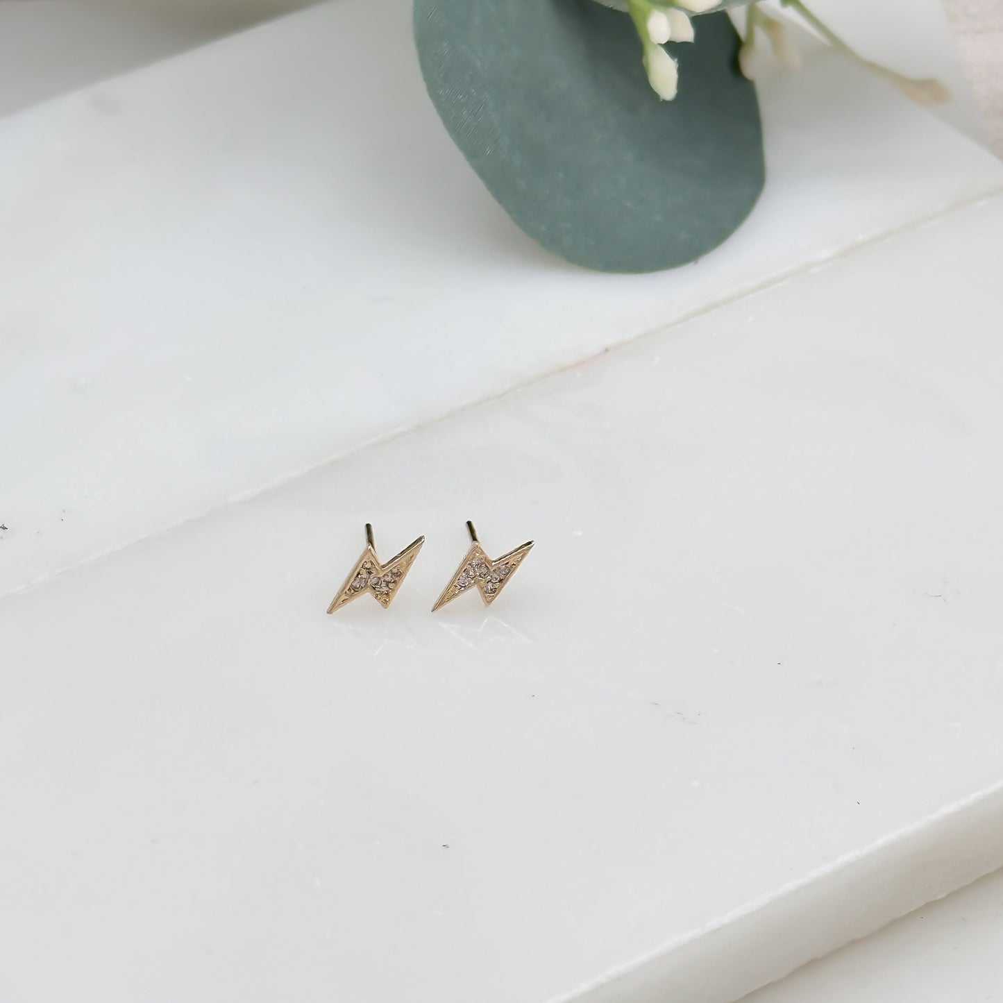 Firebolt Stud Earring