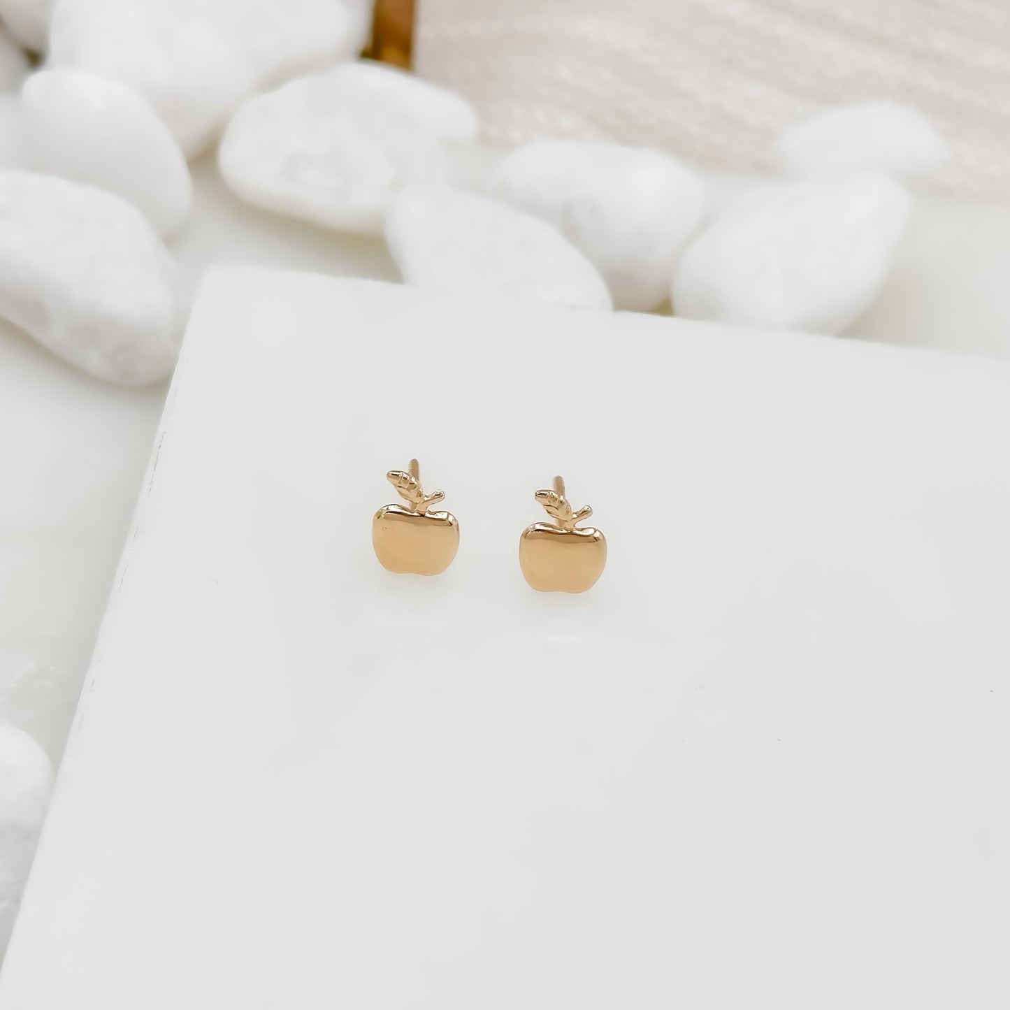 Apple Stud Earring