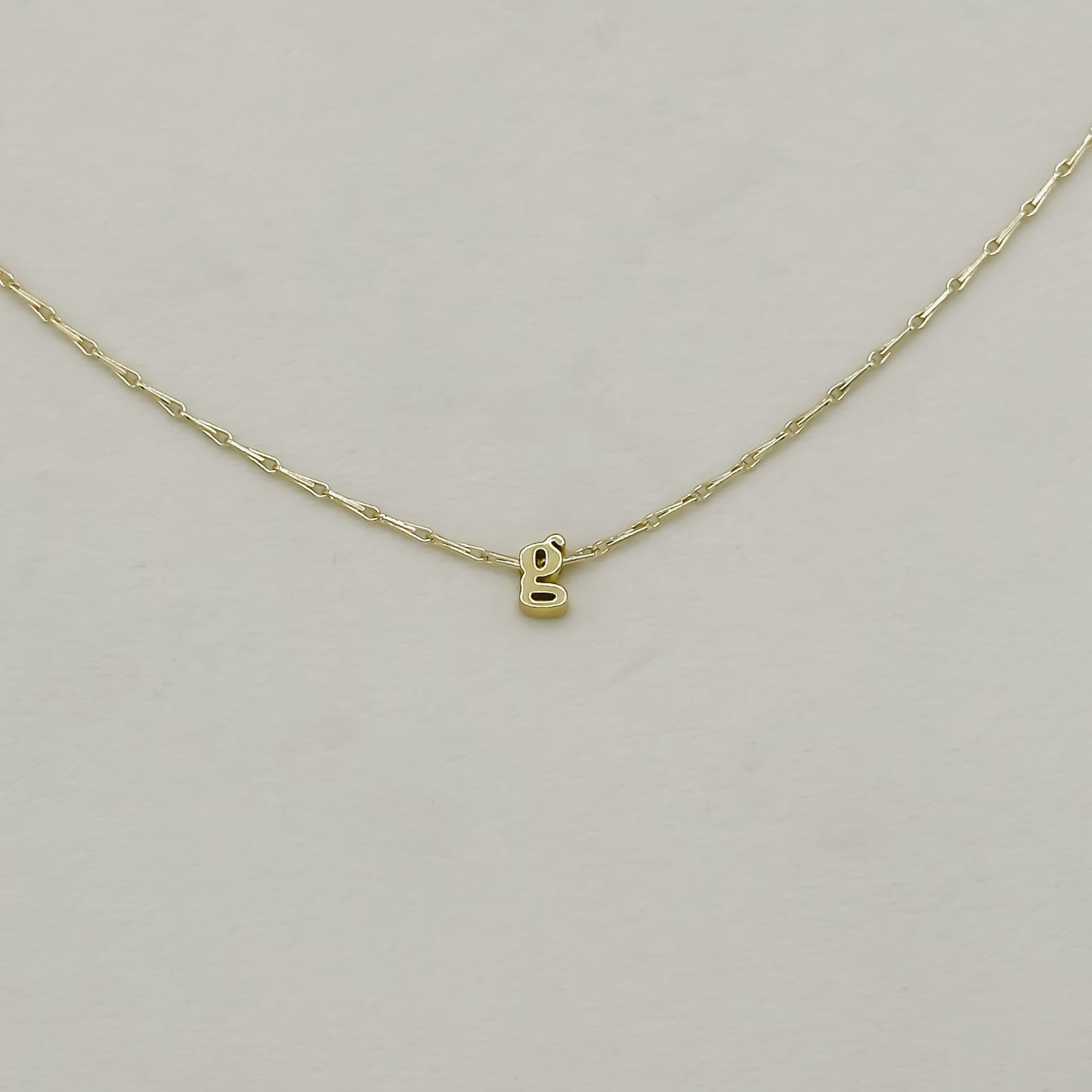 Tiny Initial Necklace