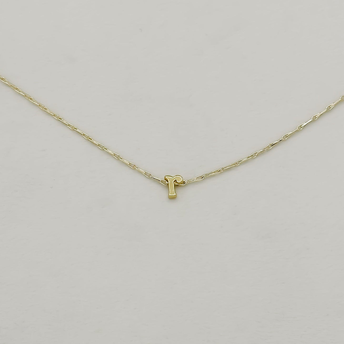 Tiny Initial Necklace