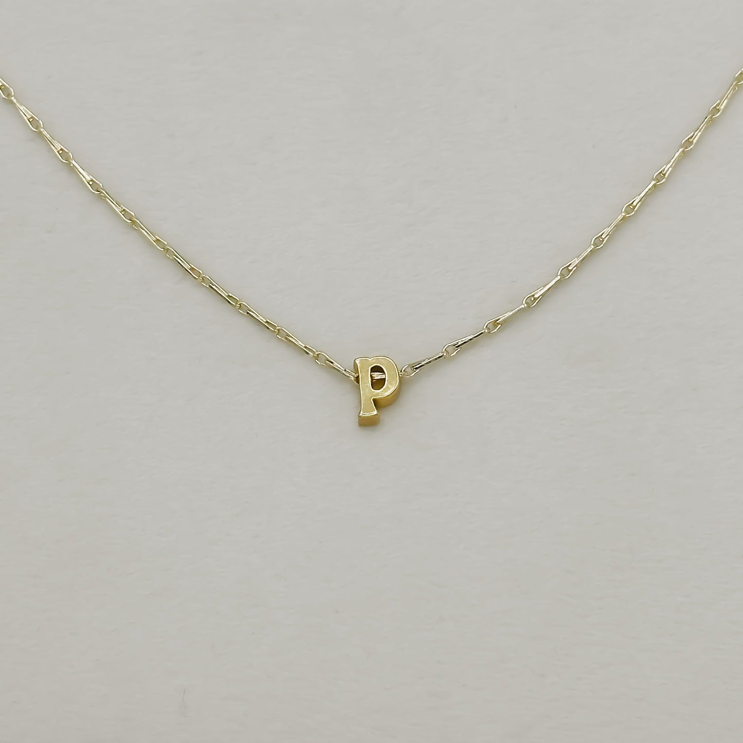 Tiny Initial Necklace