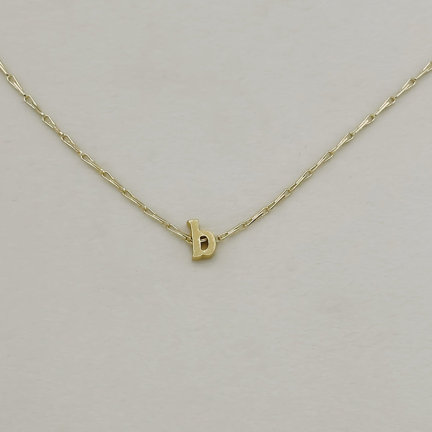 Tiny Initial Necklace