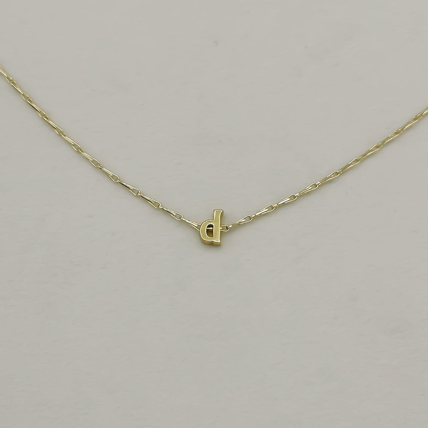 Tiny Initial Necklace