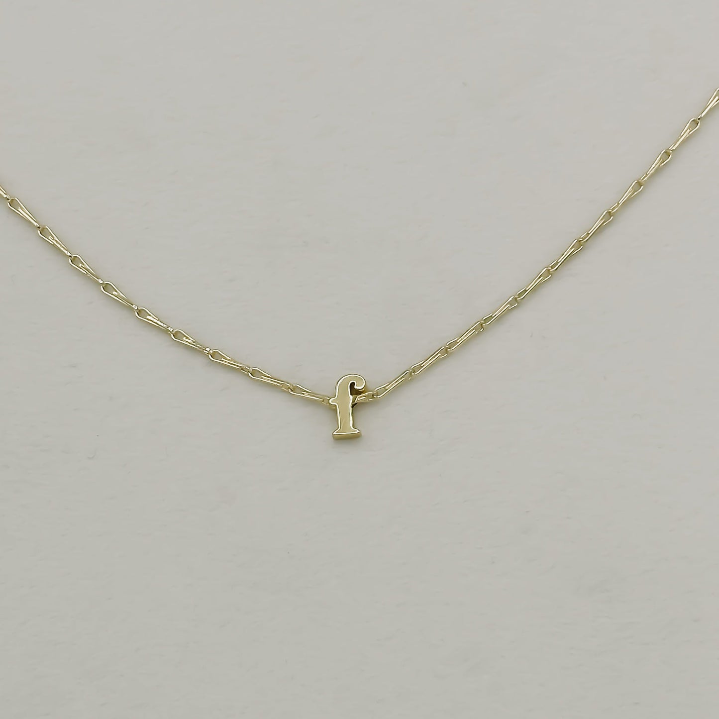 Tiny Initial Necklace