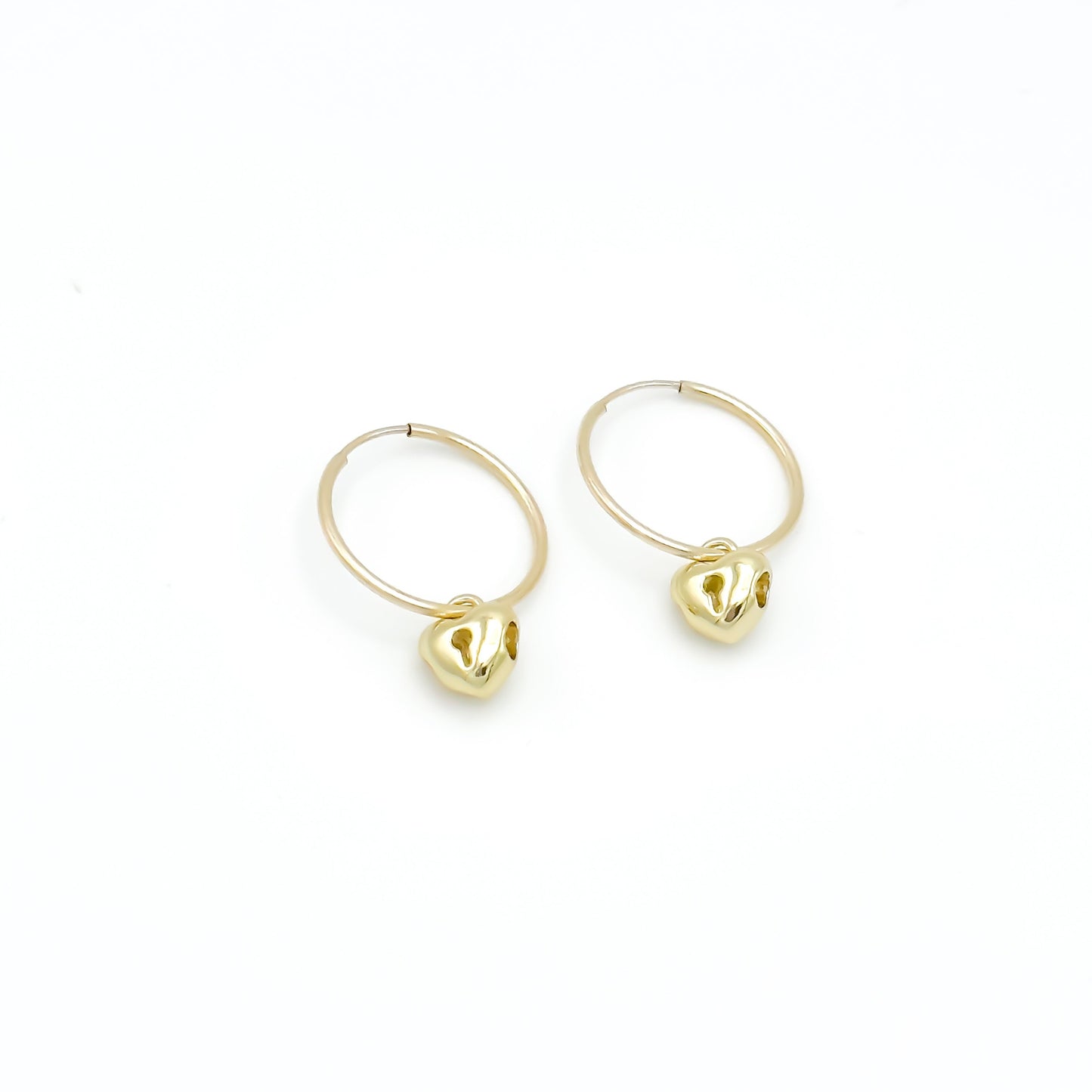 Abigail Charm Hoop Earring