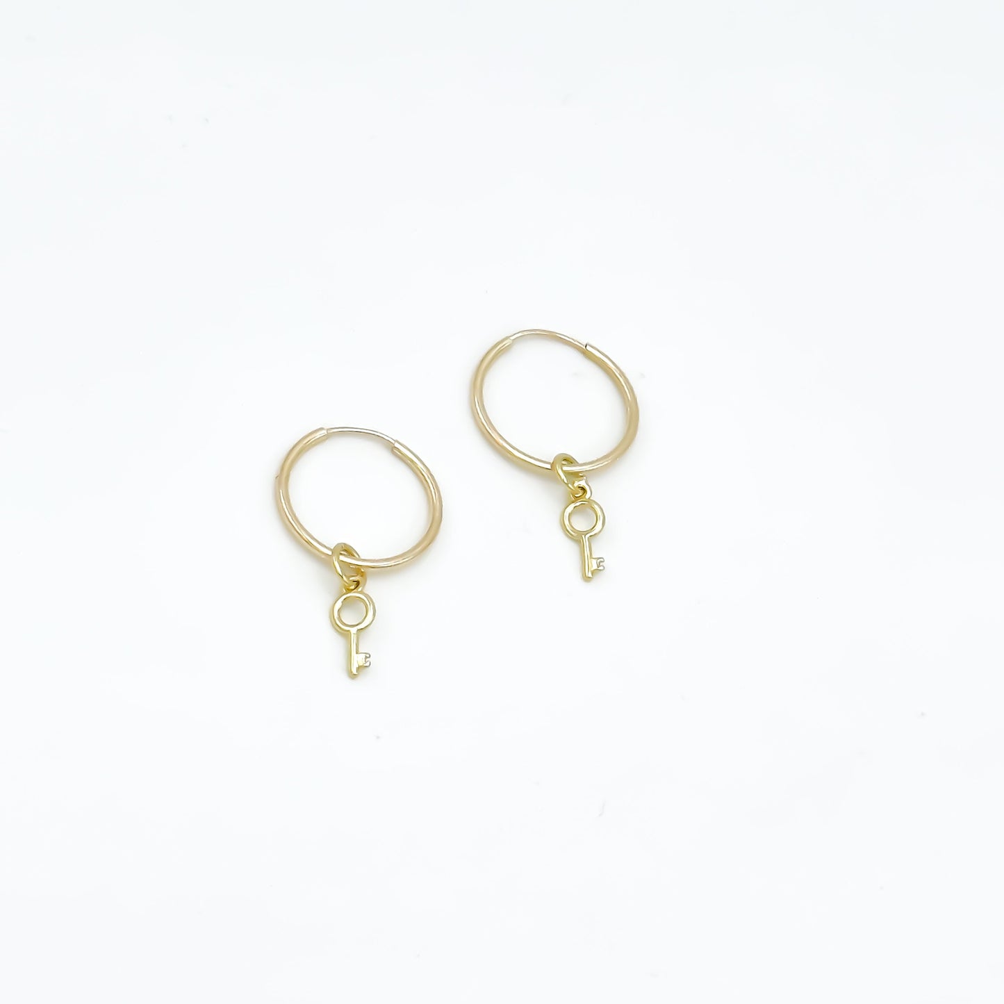 Serenity Charm Hoop Earring