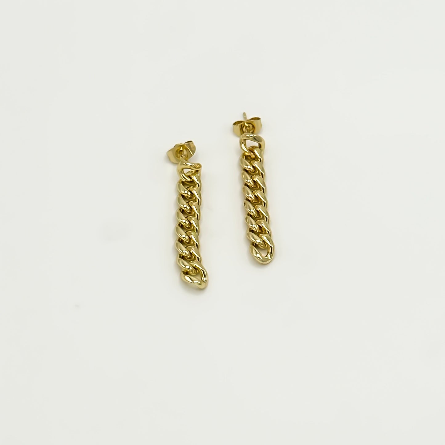 Tatum Cuban Link Chain Stud Earring