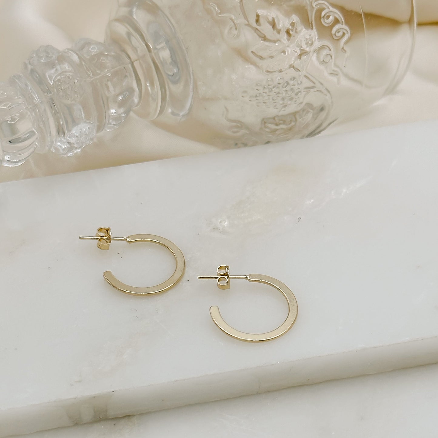 Tess Medium Hoop Earring