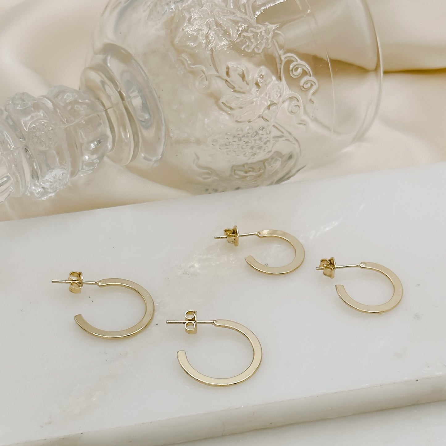 Tess Medium Hoop Earring