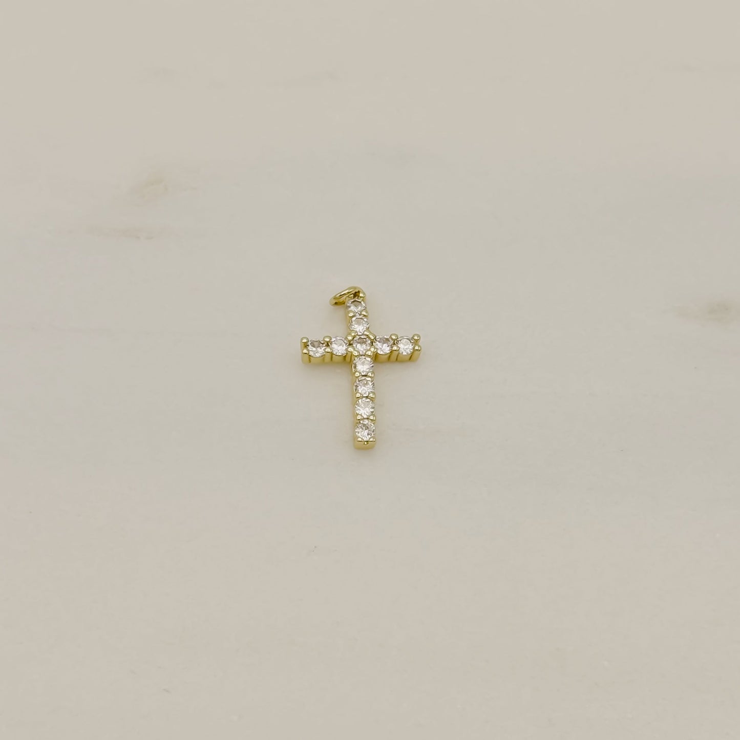 Crystal Cross Charm