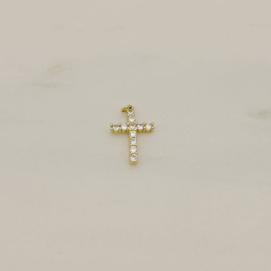 Crystal Cross Charm