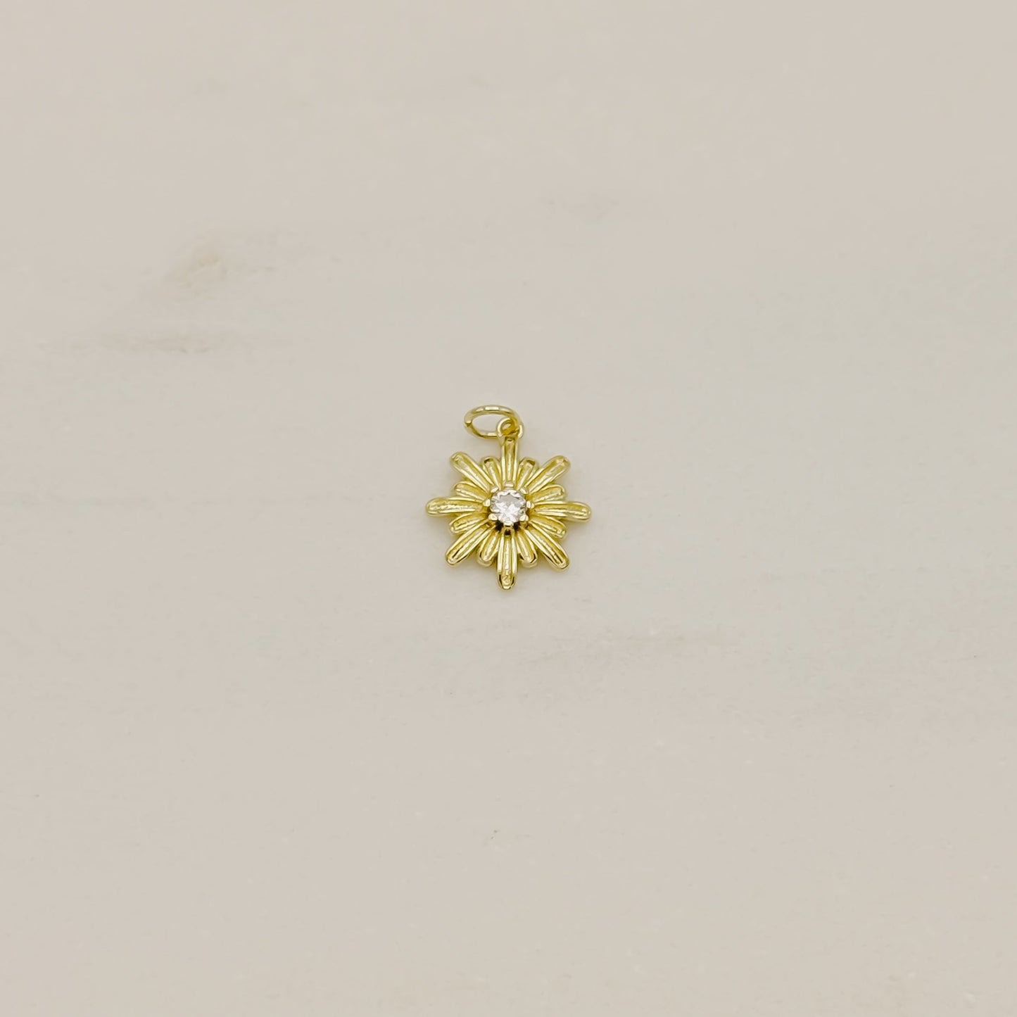 Sparkling Flower Charm