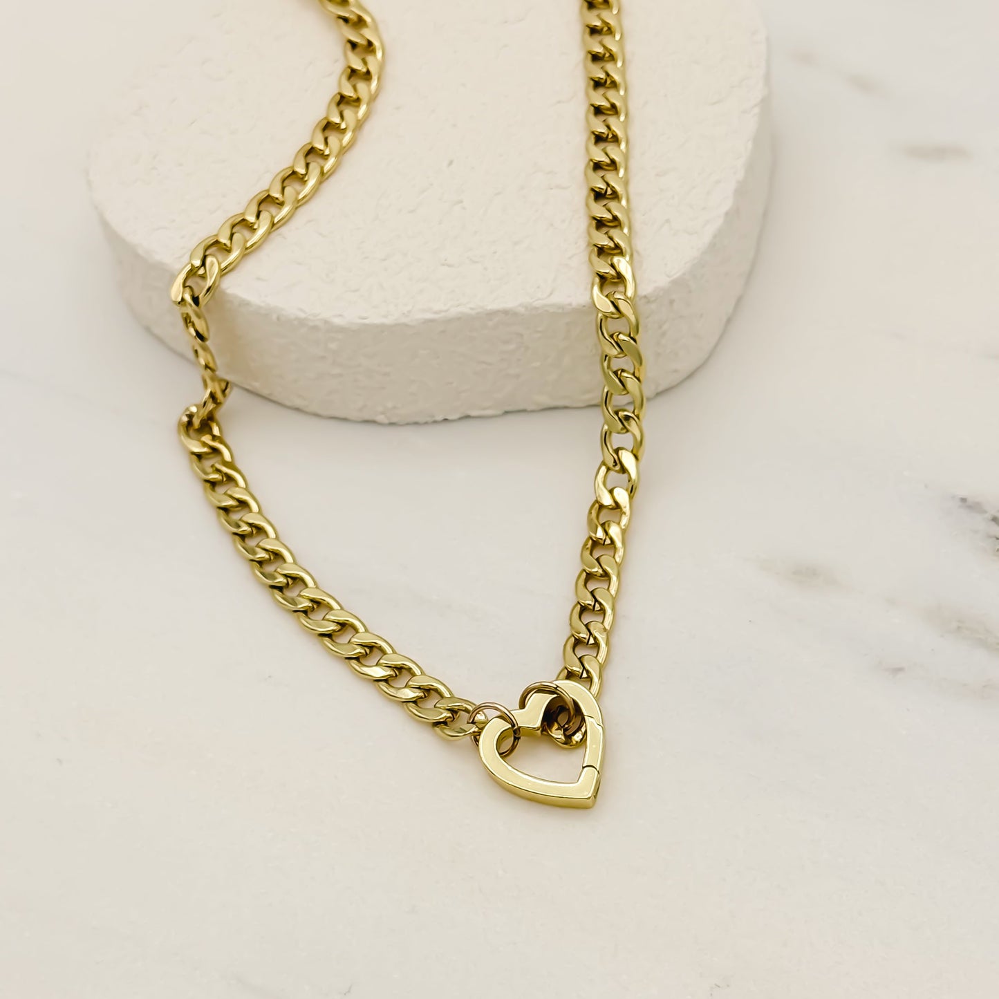 More to Love Heart Clasp Necklace