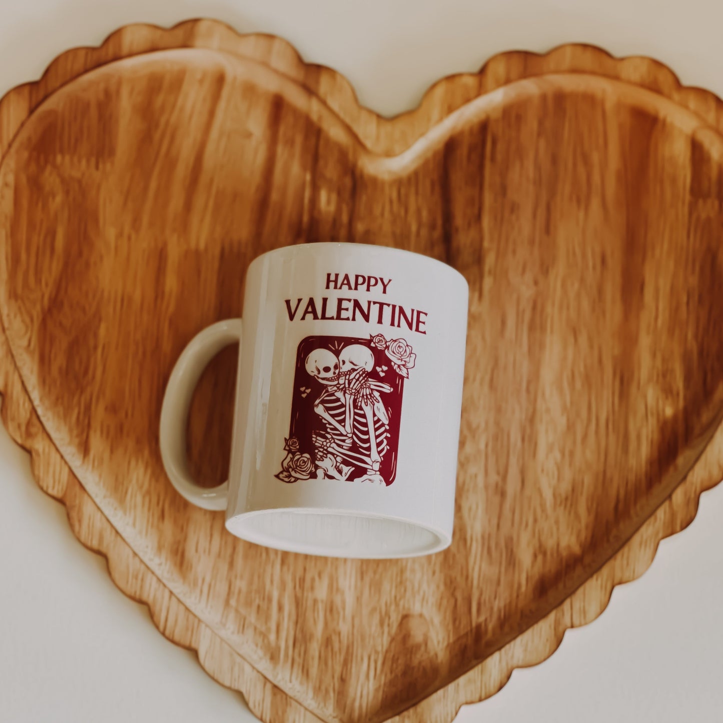 Skeleton Valentine Mug