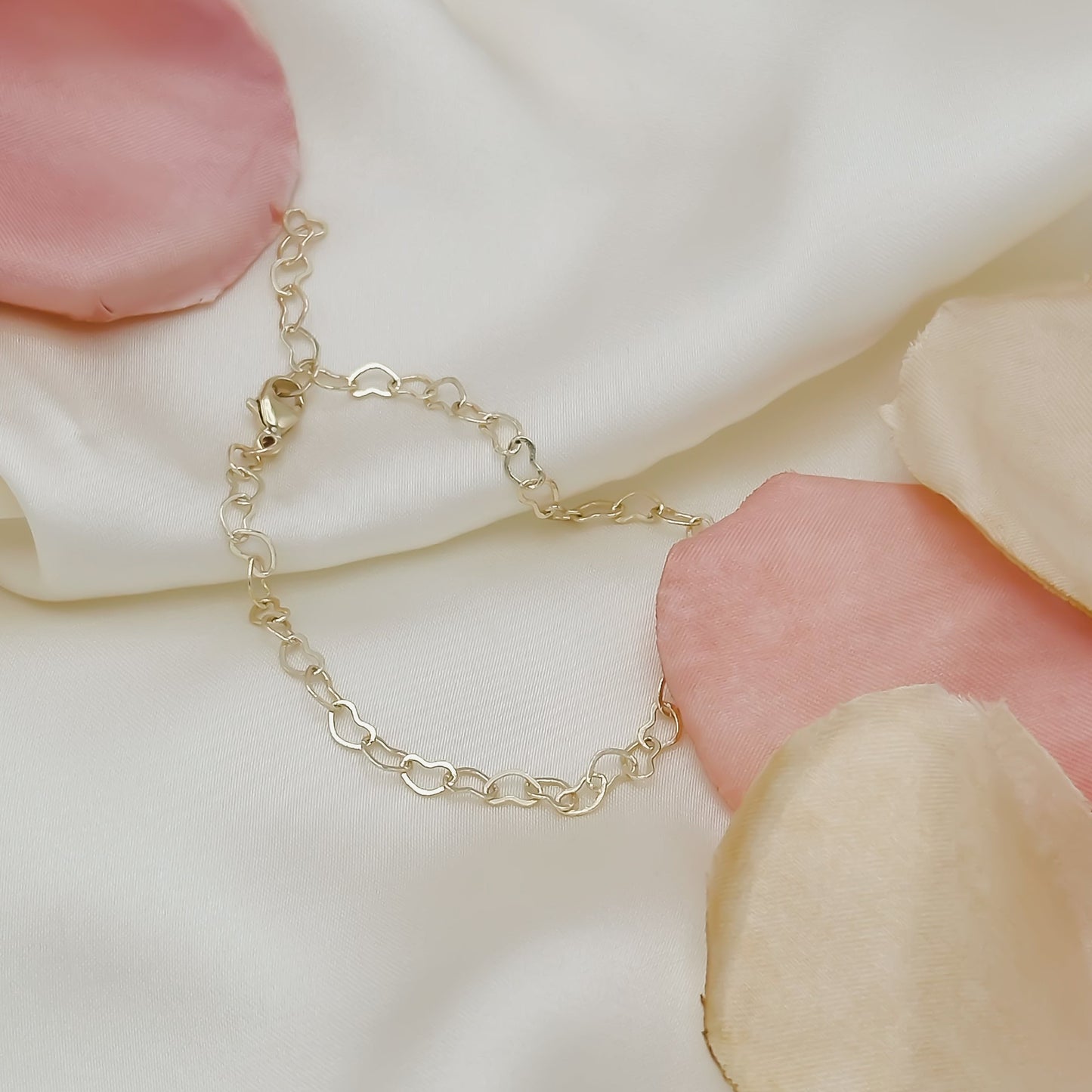 Heart Link Chain Bracelet