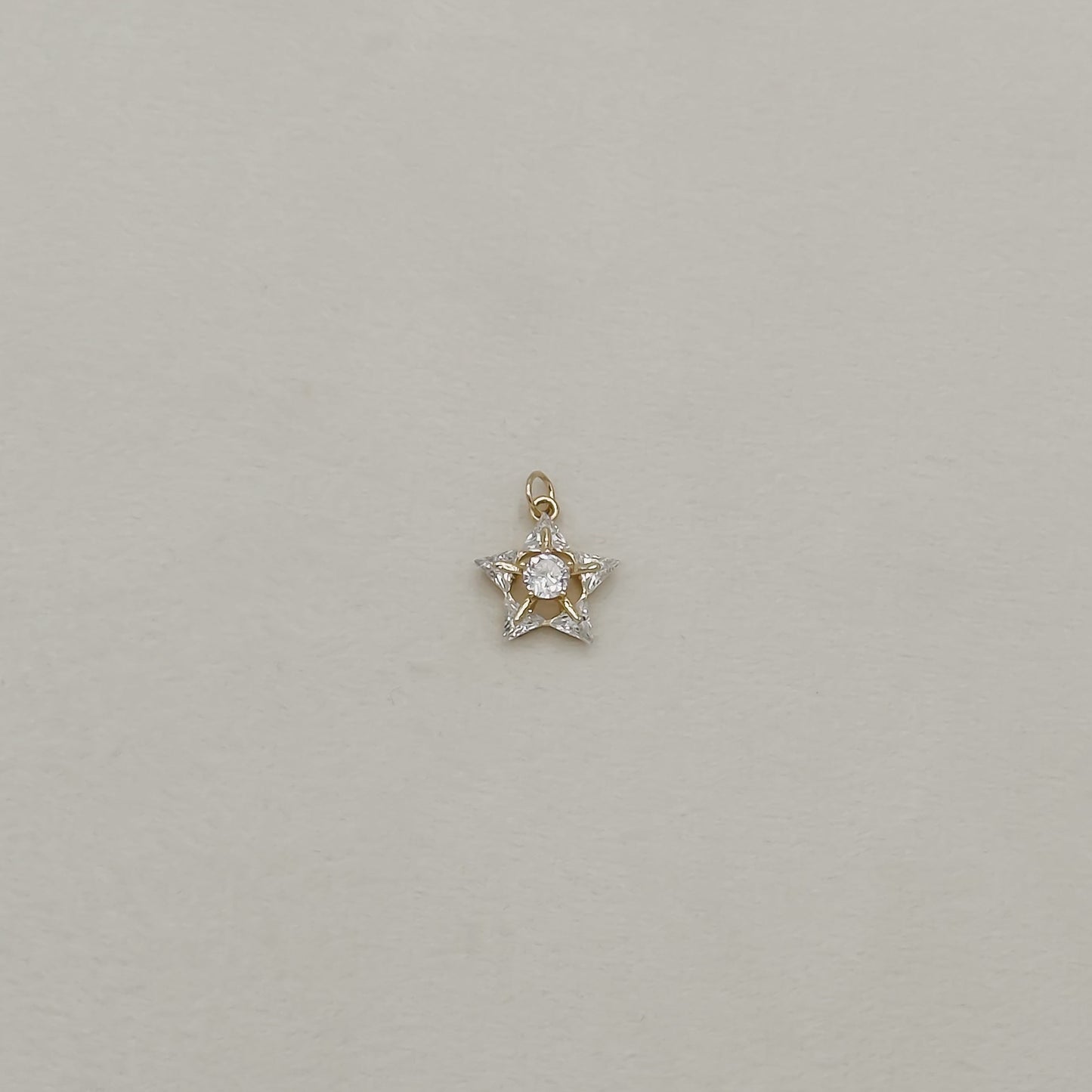 Large Crystal Star Charm