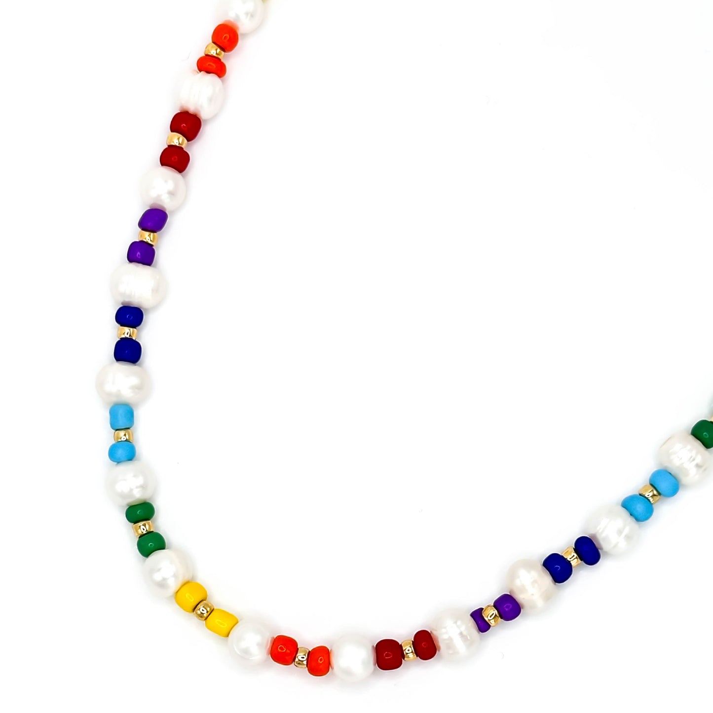 Aloha Pearl Beaded Necklace