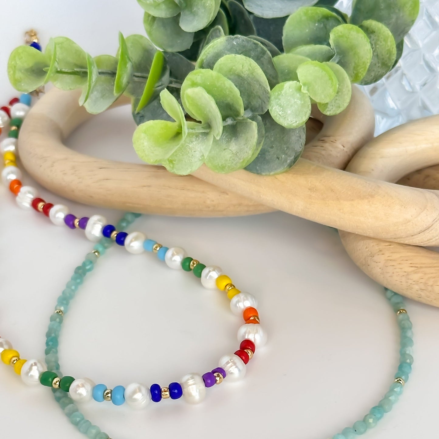 Aloha Pearl Beaded Necklace