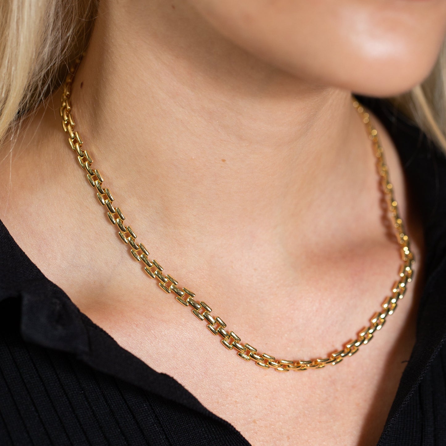 Asher Chain Link Necklace