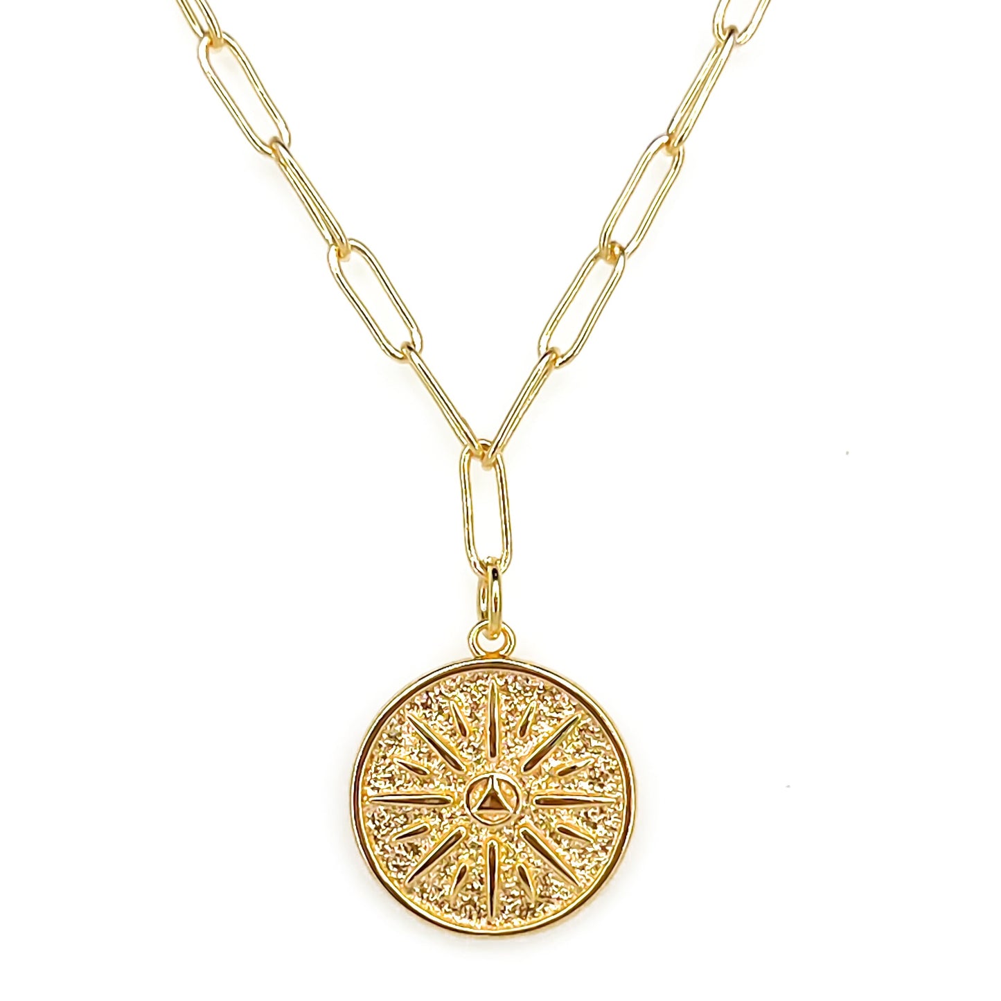 Atlas Medallion Necklace