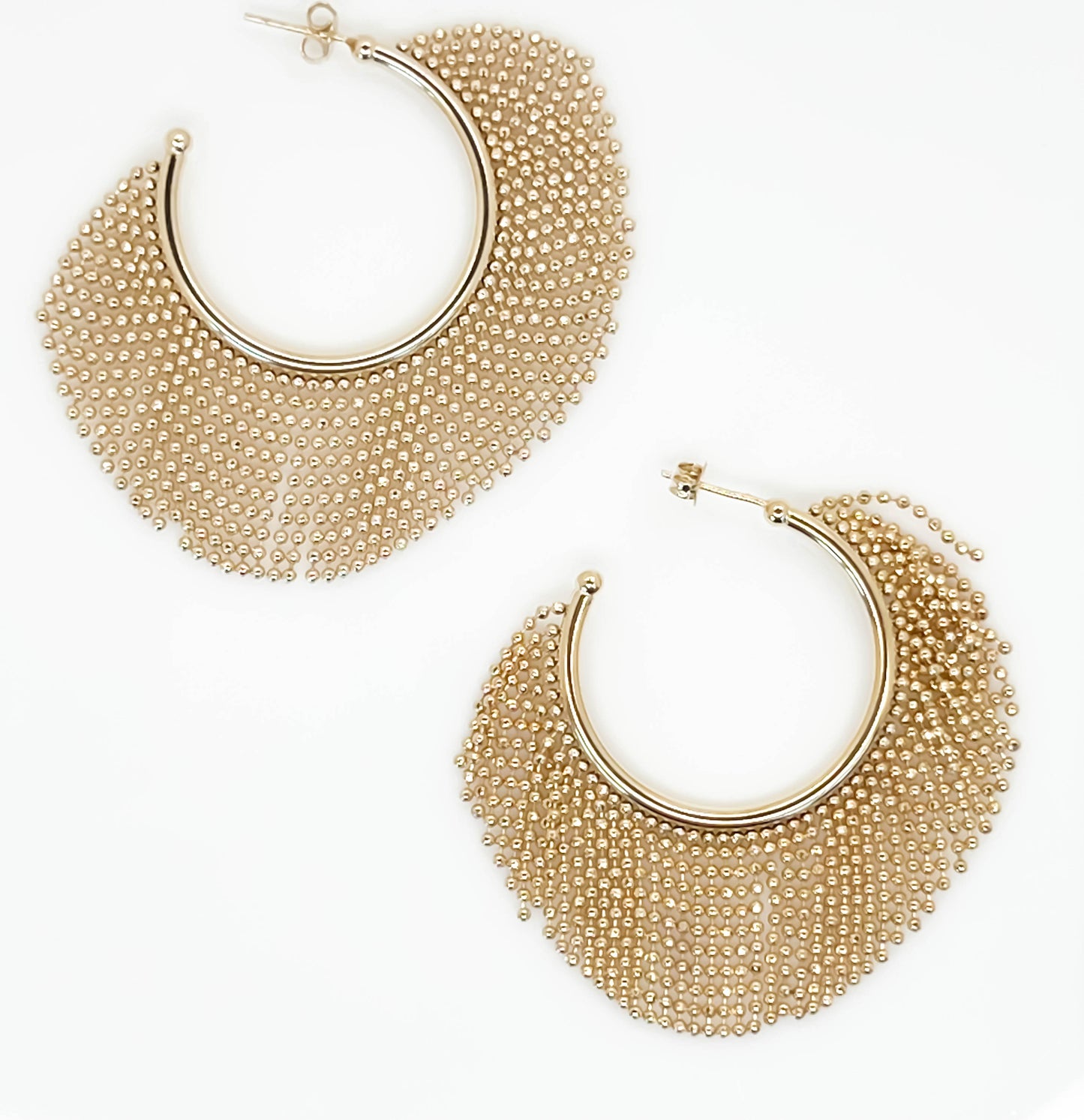 Fergie Beaded Hoop Earring