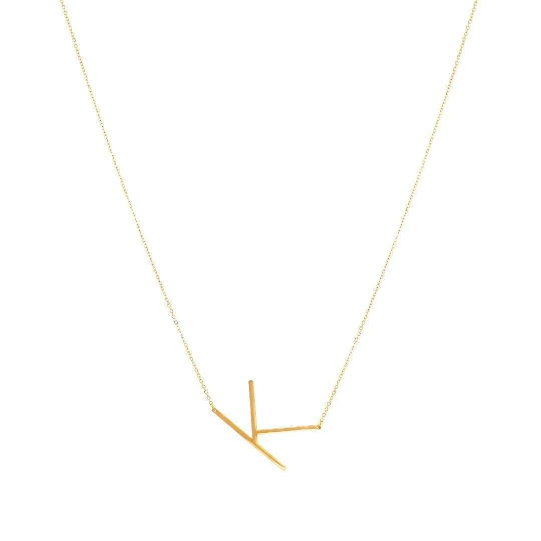 Jonesy Wood:Necklace:Gold Initial Necklaces