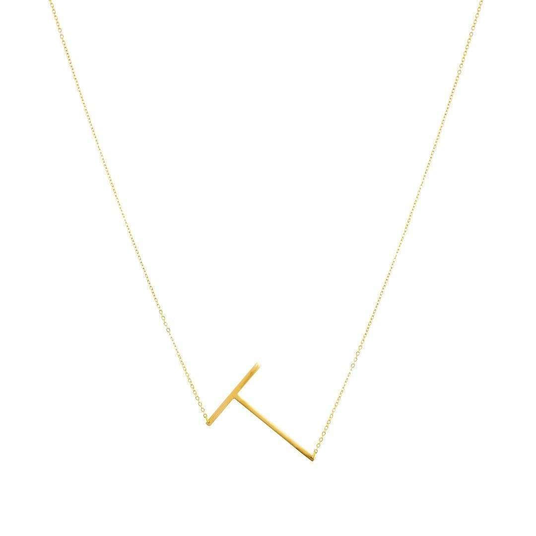 Jonesy Wood:Necklace:Gold Initial Necklaces