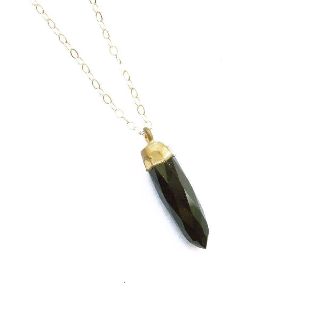 Jonesy Wood:Necklace:Mallory Necklace:Black Onyx