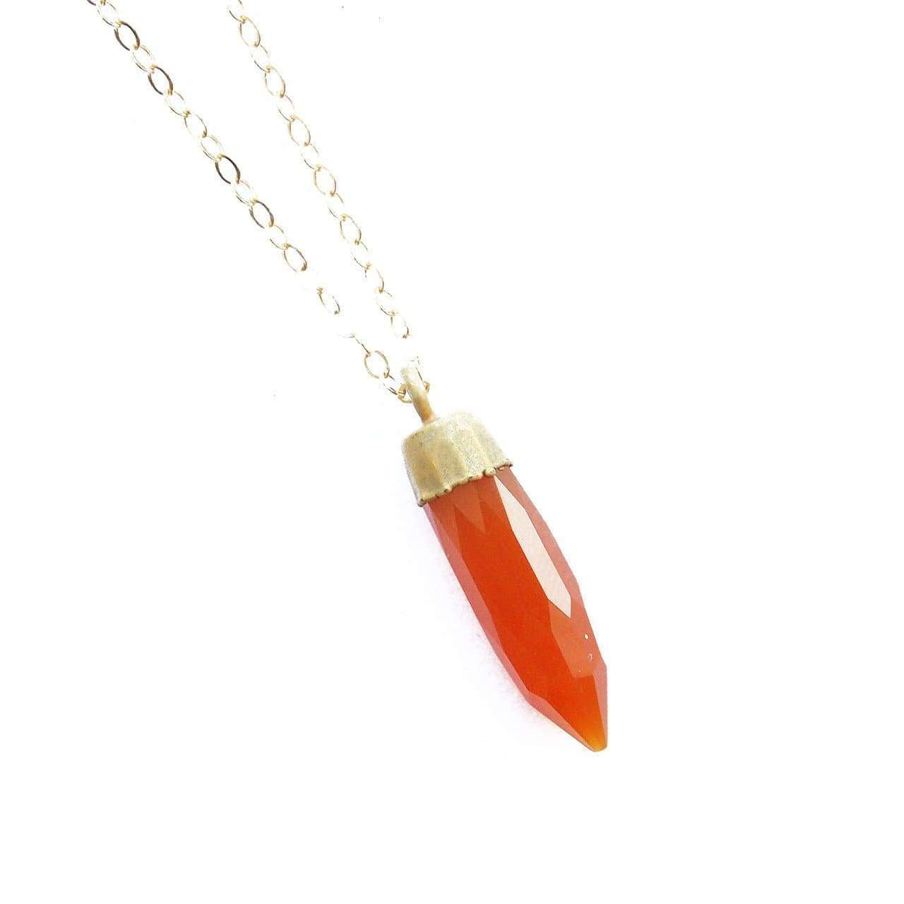 Jonesy Wood:Necklace:Mallory Necklace:Carnelian