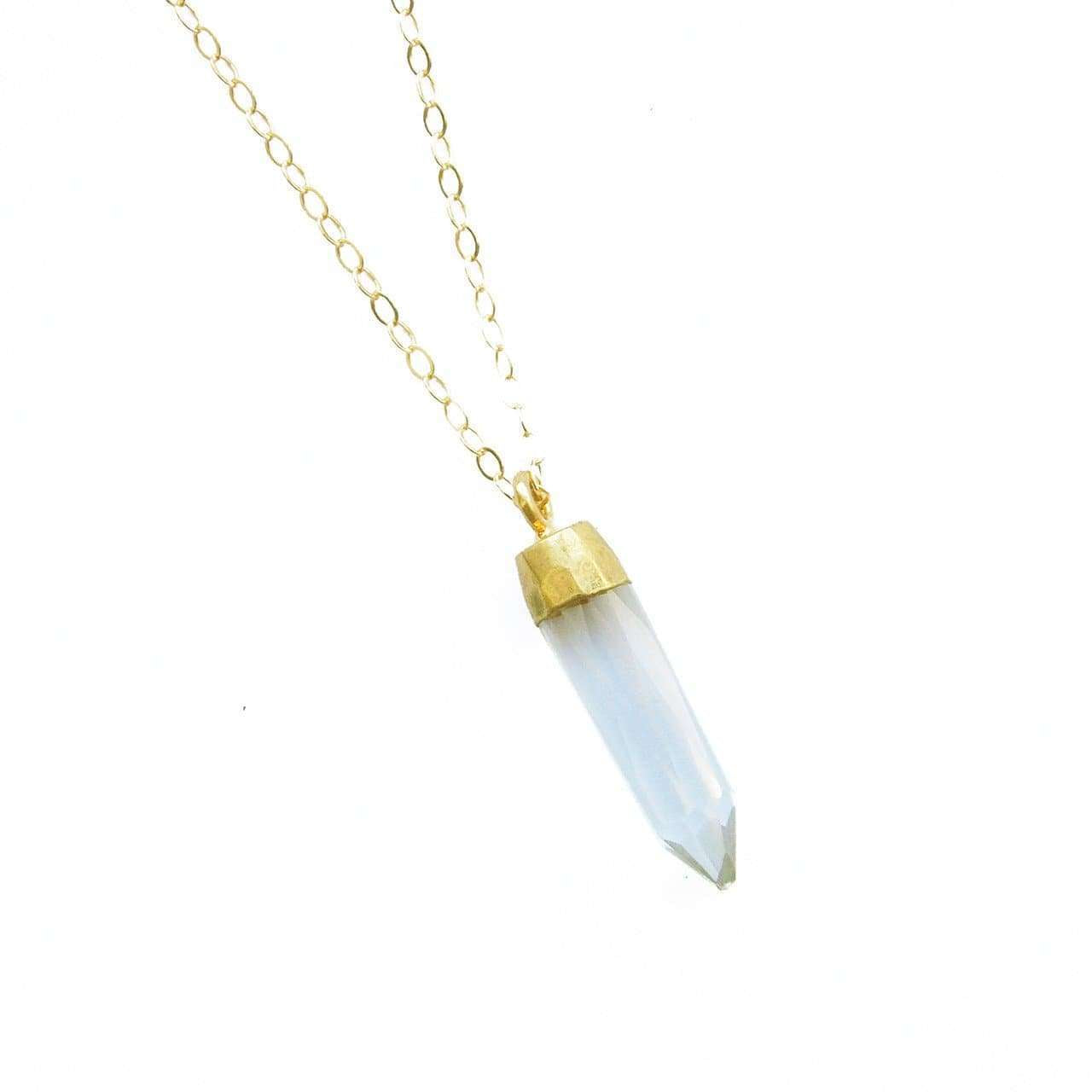 Jonesy Wood:Necklace:Mallory Necklace:Clear Quartz