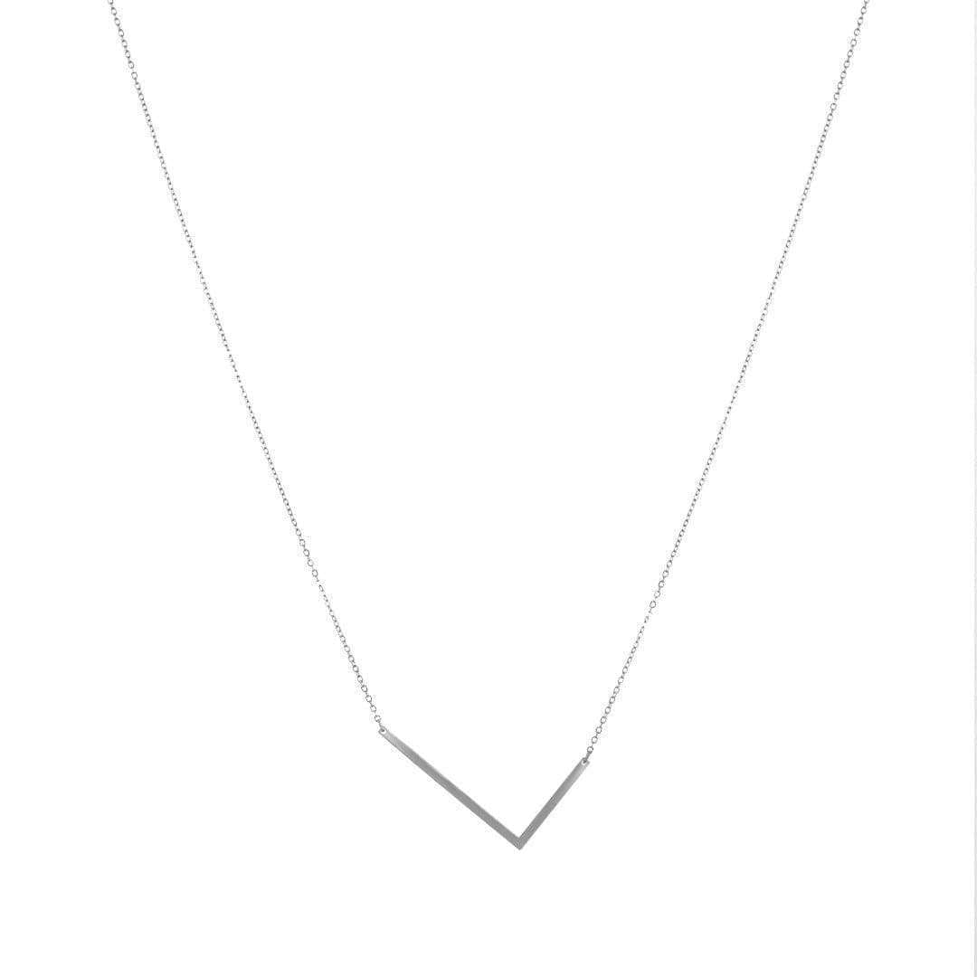 Jonesy Wood:Necklace:Silver Initial Necklaces